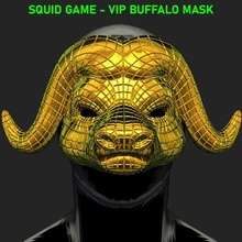 squid game mask - vip buffalo mask cosplay 3d print model art mask squid game polygon squid mask squid game mask accessories toys costume clone mask no29 mask waiter squidgame mask man mask vip squid game mask squid game vip cosplay squid game vip mask vip buffalo mask luxury mask luxury buffalo mask squidgame vip mask squid game cosp