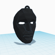 Tintenfisch Spiel Maske Führer Schlüssel Ring Netflix Cosplay passen Halloween Fan Art Soldat 3d print model - Mito3D