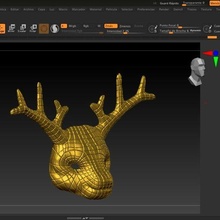 squid game moose vips mask stl animals deer 001 3d print model - Mito3D