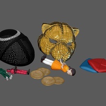 calamaro gioco pacco cosplay oggetti scena replica netflix 3d Stampa arte soldato statua 3d print model - Mito3D