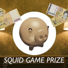 squid game prize fashion pig piggy bank 3d print model - Mito3D