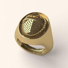 calamar juego anillo 5 joyería joya oro plata 3dprint imprimible 3dmodel Moda flores piedra redonda rounddimond rubí marquesa diamante Boda 3d print model - Mito3D