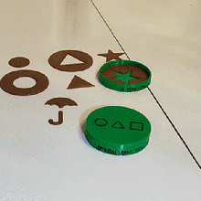 kalamar oyun şeker bal peteği 3d print model - Mito3D