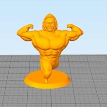 calamar Jeu swole garçons ensemble art 3d print model - Mito3D