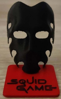 kalamar oyun garson maske bağımsız oyunu Garson sahne Aksesuarlar Kostüm kostüm 3d print model - Mito3D