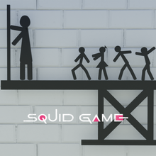 squid game wall deco art fanart 3d print model - Mito3D