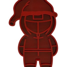 calamaro Giochi biscotto taglierina x mas edizione gioco Natale goffratrice dalgona caramella stella triangolo cerchio ombrello 3d print model - Mito3D