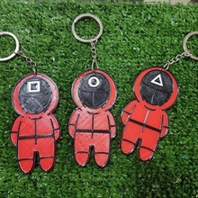 squid soldiers keychain set optimized 3-color printing game squid game key ring keychain squid game netflix keychain squid game squid game keychain soldiers squid game soldiers squid game keychain squid soldiers keychain soldiers squid 3d print model - Mito3D