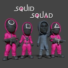 squid squad art frontman squidgame game 3d print model - Mito3D