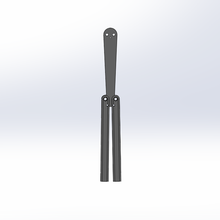 kalamar balisong gadget kelebek bıçak oyuncak 3d print model - Mito3D