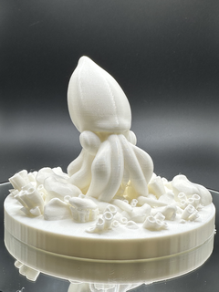 squiddy art k1 animal jouet cool 3d impression poulpe amusement faible soutiens océan 3d print model - Mito3D