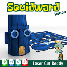 squidward house 3d print model - Mito3D