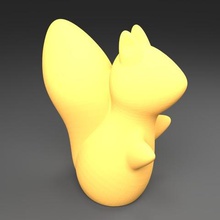 Eichhörnchen Spiel Tiere 3d print model - Mito3D