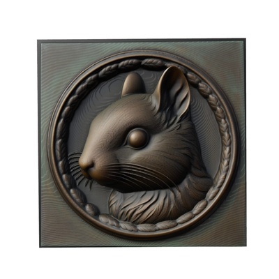 sincap hayvan rahatlama sanat hayvanlar yeggi mito3d büst google kolye madalyon animal relief wall art duvar 3d print model - Mito3D