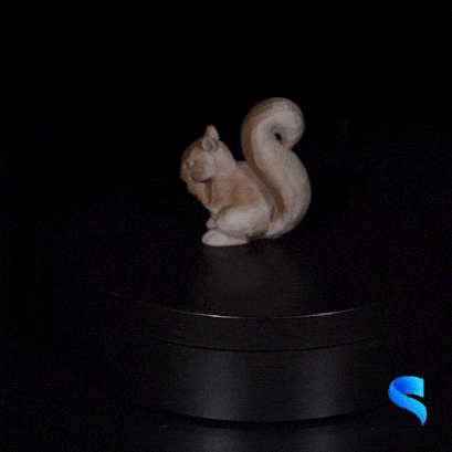 esquilo família 3D print model - Mito3D