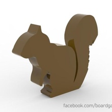 squirrel meeple everdell game board accessory boardgame token toy accessories 3d print model - Mito3D
