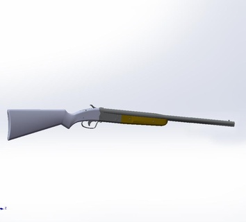 squirrel shotgun 12ga 3d print model - Mito3D