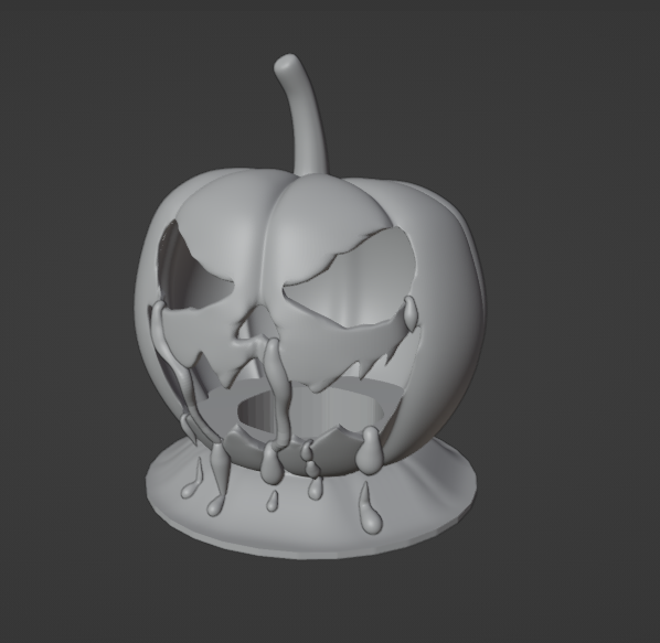 éjacule citrouille Accueil maison Halloween ornement décoration lampe squelette sorcière fantôme 3D print model - Mito3D