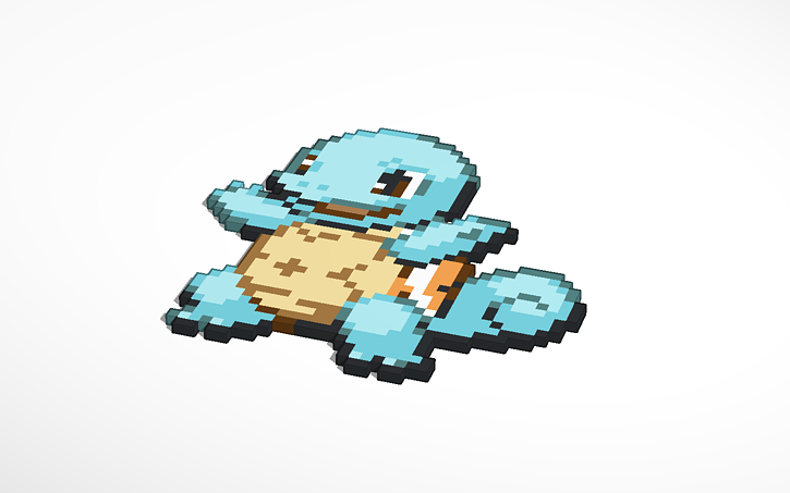 squirtle 3D print model - Mito3D