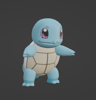 squirtle Game squirtle pokemon ash ash ketchum wartortle blastoise pocket monsters mew mewtwo pokeball pokedex  3d print model - Mito3D