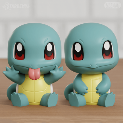 chorro chibi 2 modelos arte fan fácil impresión arte charmander bulbasaur lindo estrellademi divertido funko popular nendoroid 3dprint 3d print model - Mito3D