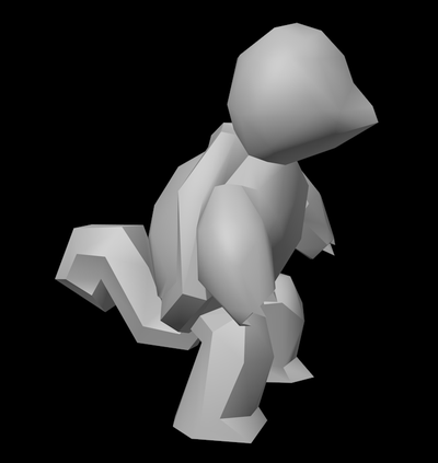 spritzen lowpoly pokémon spiel niedrige polypokemon poly sammlung 3d print model - Mito3D