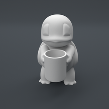 squirtle pen holder 3d print model - Mito3D