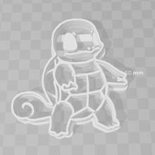 squirtle pokemon kurabiye kalıbı ev cookiecutter kalıp biscuit pokemongo nintendo gamefreak yaratık 3d print model - Mito3D