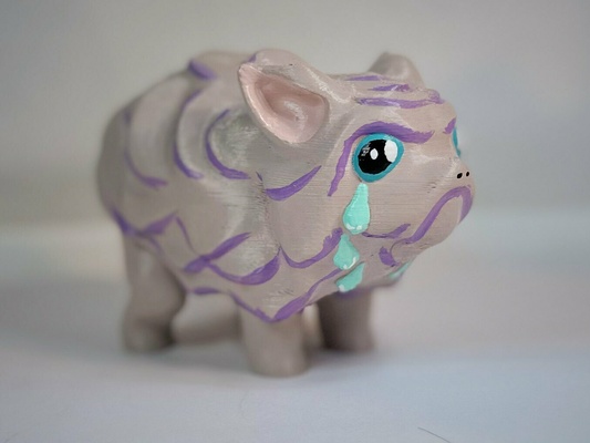 squonk cryptid cryptids pig ugly crying cute piggy squonks oink creepy pennsylvania animal cryptozoology mythical creature 3d print model - Mito3D