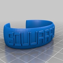 squuuuuad bijoux personnalisé bracelets 3d print model - Mito3D