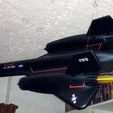 sr-71 1 32 ölçek Karakuş - remix boyutlandırma yipyip şey oyun araç sr71 blackbird askeri modeli uçak 3d print model - Mito3D