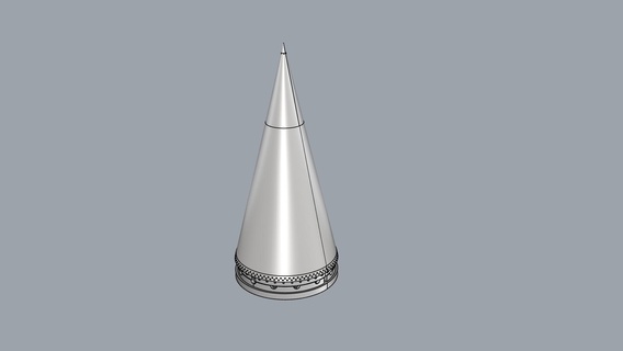sr-71 inlet cone details blackbird resin 3d piece 3d print model - Mito3D