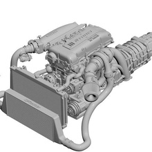 sr20 motore kit 3d print model - Mito3D