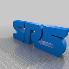 sr5 toyota logotipo jogo 4runner de recebimento tacoma veículos 3d print model - Mito3D