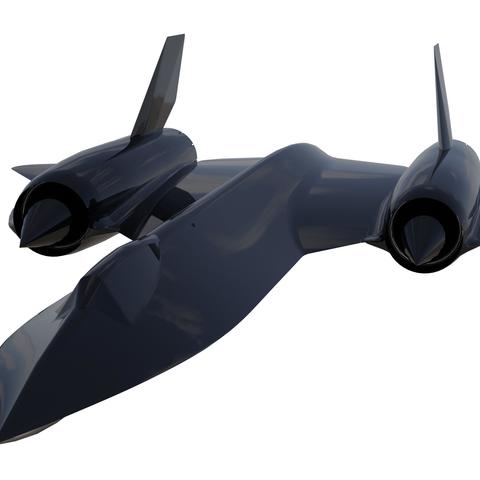 sr71 blackbird gadget en avion jouet 3D print model - Mito3D