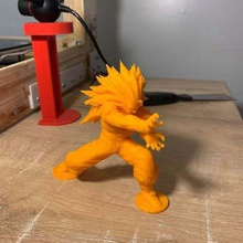 goku ss3 piastra di base art sculture dragon ball z 3d print model - Mito3D