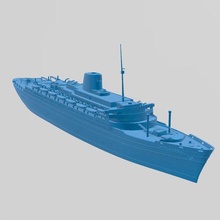 ss Andrea Doria okyanus astar su hattı versiyon gemi tekne Birleşik eyaletler transatlantik Gemi reçine 1 1250 ölçek model stl altın yaş yeni 3d print model - Mito3D