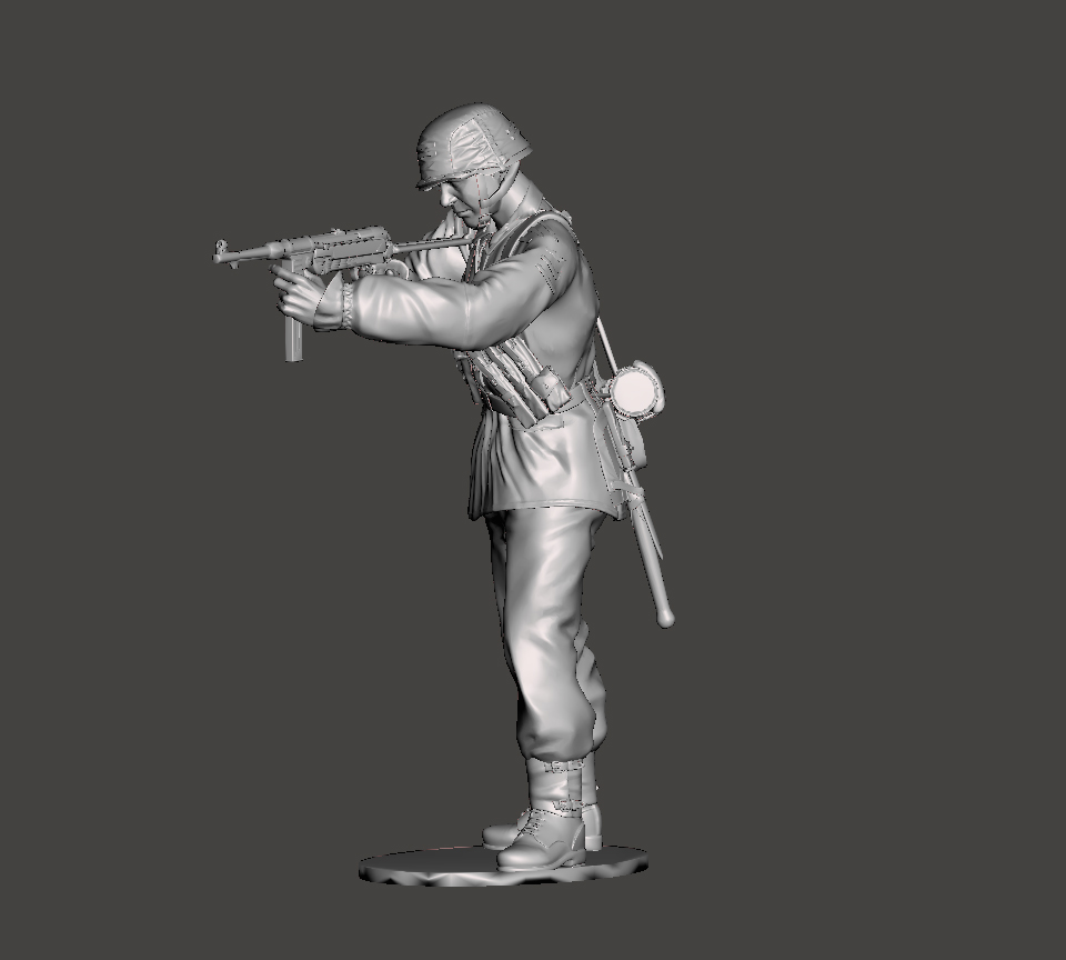 ss asker ww2 mp40 oyun i̇kinci dünya savaşı almanca 3D print model - Mito3D