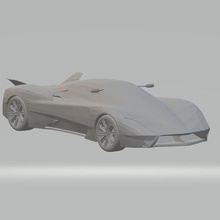 ssc tuatara modèle 3d de voiture l'impression art spc gratuit corps americkan stl miniature printible des véhicules 3d print model - Mito3D