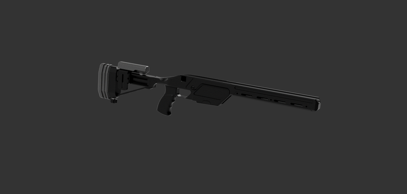 ssg08 stock vsr10 by benen3d game airsoft sniper bolt jg bar10 chassis steyr scout 3d print model - Mito3D