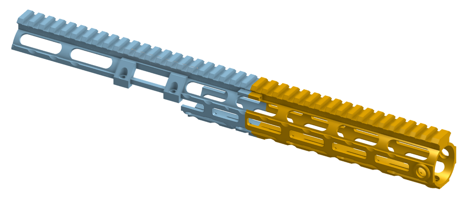 ssg10a3 garde main jeu ssg10 mlok airsoft novritsch 3d print model - Mito3D