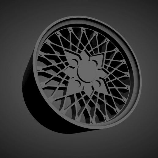 ssr formula maglia scalabile stampabile cerchi macchine Basso poli caldo ruote 1 18 24 25 32 43 3D print model - Mito3D