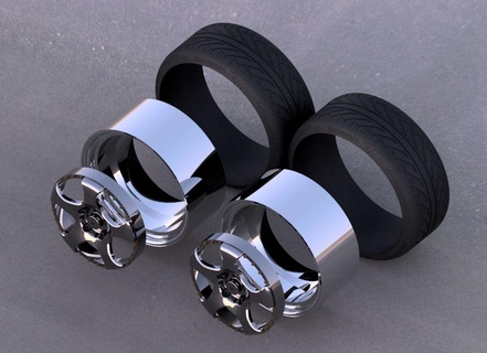 ssr proffessor rims 1 18 24 Tools wheels diecast car modification model toy tamiya carmodel 3d print model - Mito3D