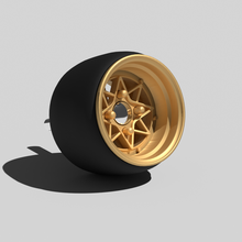 ssr star shark+tire 3d print model - Mito3D