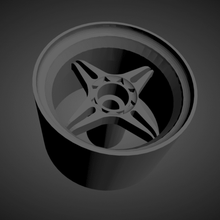 ssr genere cerchi Freni pneumatici caldo ruote macchine Basso poli 3d print model - Mito3D