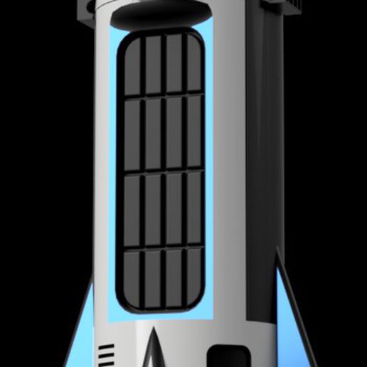 ssto espacio cohete astronave nave estelar aeronave spacex 3D print model - Mito3D