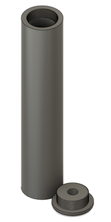 SSX 23 silenciador supresor novritsch ssx23 ssx303 tokio marui mk 16mm cw espuma anillos 3d print model - Mito3D
