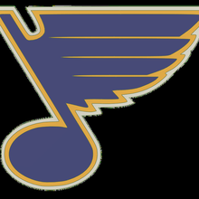 st louis blues note 2d wall hanging 3d print model - Mito3D
