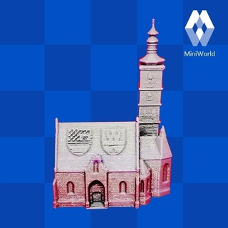 st mark's church - croatia architecture medieval temple monument miniature europe mark cathedral landmark architect miniworld zagreb 3d print model - Mito3D