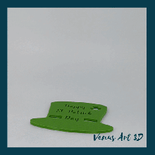 st patrick journée Coaster 3d print model - Mito3D